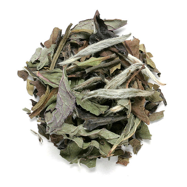 9041 THÉ BLANC MENTHE  (Vrac 50g)