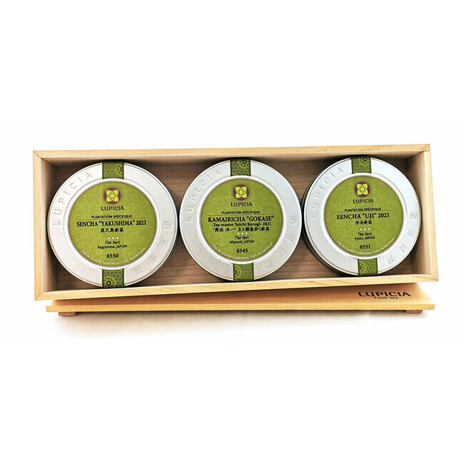 CTPJ01 COFFRET TRÉSORS DU JAPON  (1 coffret bois + emballage cadeaux )