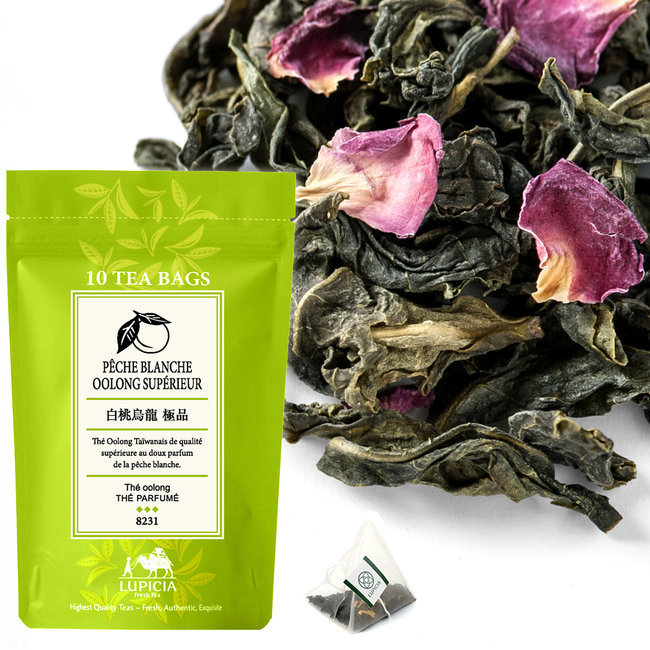 8231TB PÊCHE BLANCHE OOLONG SUPERIEUR  (Infusettes x10)