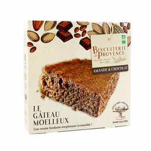 GÂTEAU AMANDE CHOCOLAT BIO SANS GLUTEN