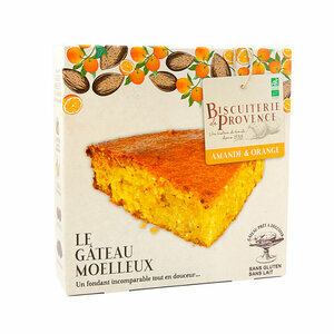 GÂTEAU AMANDE ORANGE BIO SANS GLUTEN