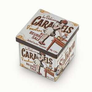 CARAMELS TENDRE LE SALIDOU - BOITE CUBE CARAMELS TENDRE LE SALIDOU - BOITE CUBE