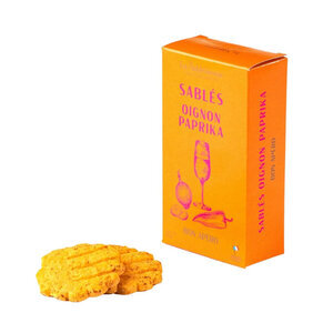 Petits Sabl&eacute;s sal&eacute;s Oignon Paprika - 40g