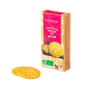 Petits sabl&eacute;s &agrave; la vanille BIO et VEGAN - 37g