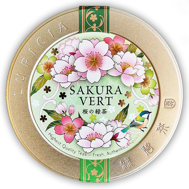 Thé saisonnier de printemps. Sakura vert