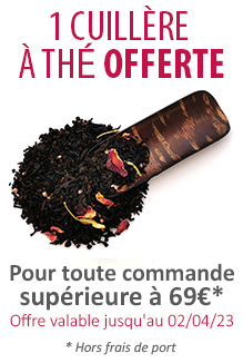 1 cuillère à thé en cerisier offerte
