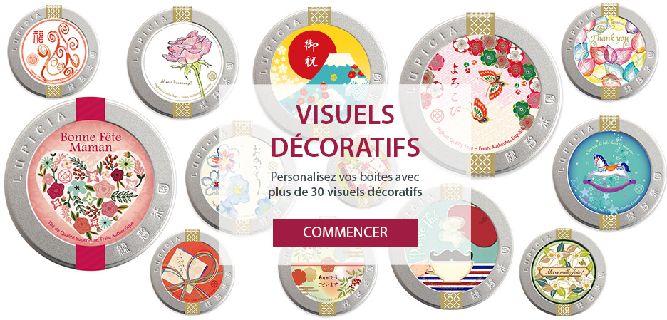 Visuels décoratifs pour votre coffret