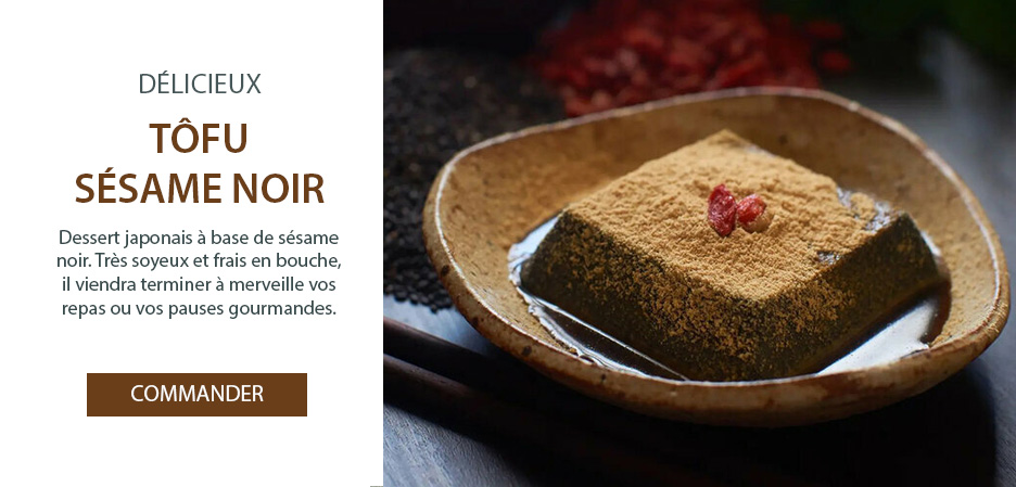 Tôfu sésame noir