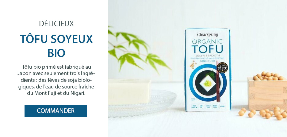 Tôfu soyeux bio