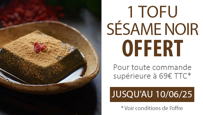 1 Tôfu sésame noir OFFERT