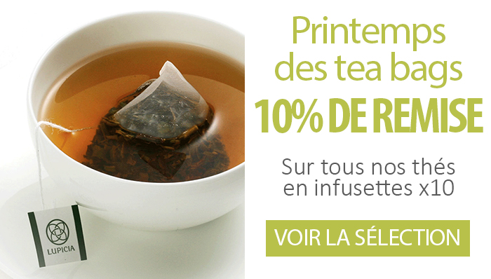 10% de remise sur nos th&eacute;s en infusettes