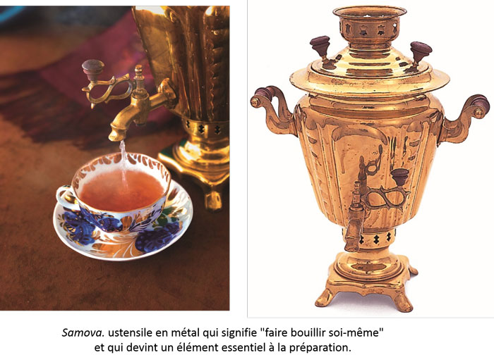 Samovar russe.