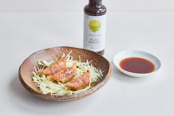GYOZA VEGAN AVEC SAUCE PONZU AU YUZU 
