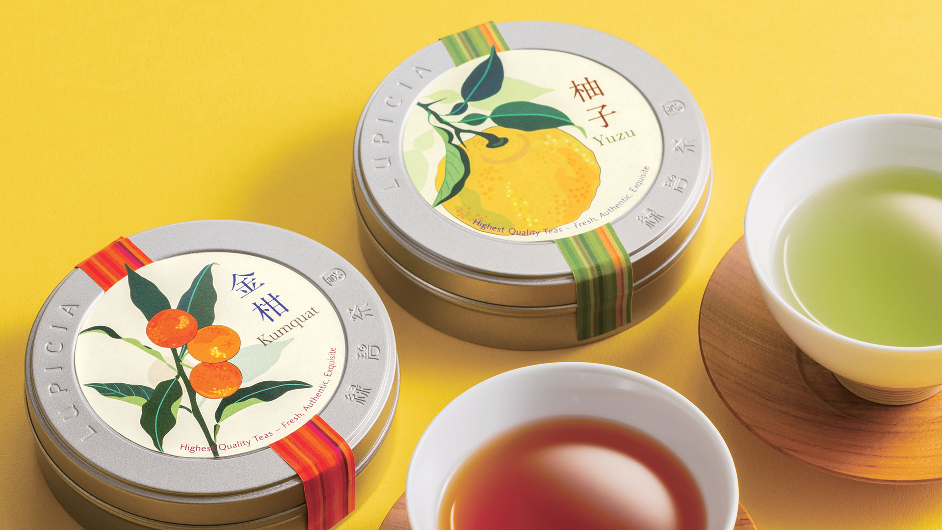 Thés saisonniers aux agrumes