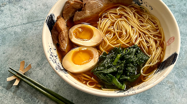 Recette de NOUILLES RAMEN SHOYU